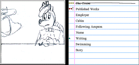 [The interview system showed character expressions as a visual indicator.]