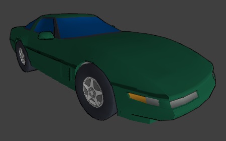 [The front of Robyn's car (work in progress).]