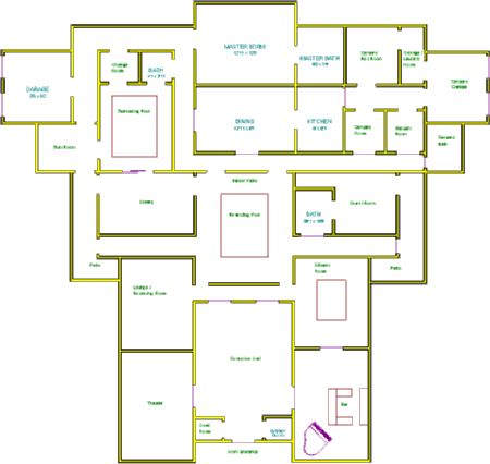 [A rough level layout made with Home Designer.]