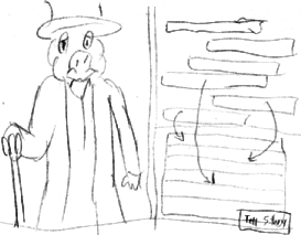[The Story Board rough draft.]